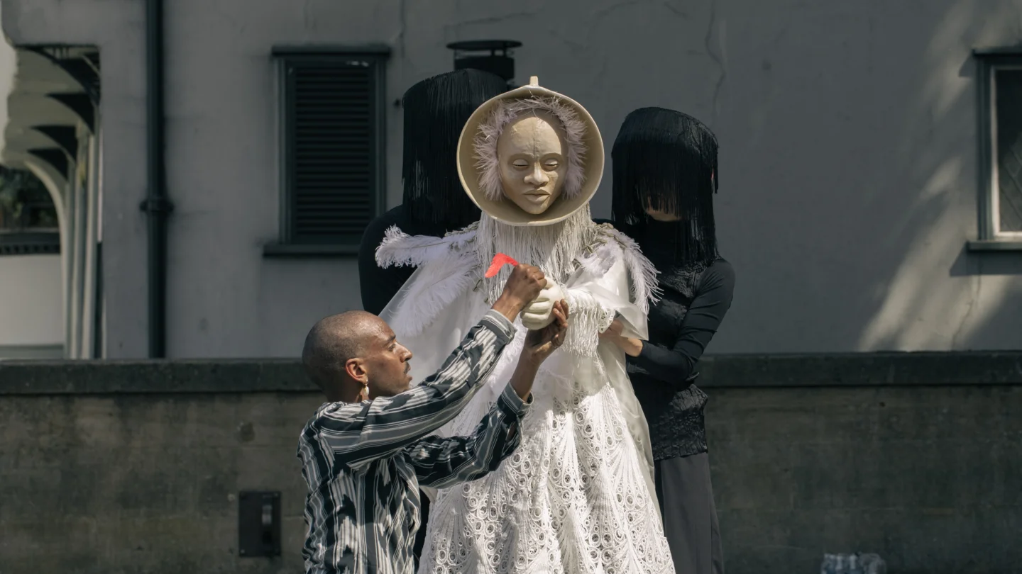 Person in mask