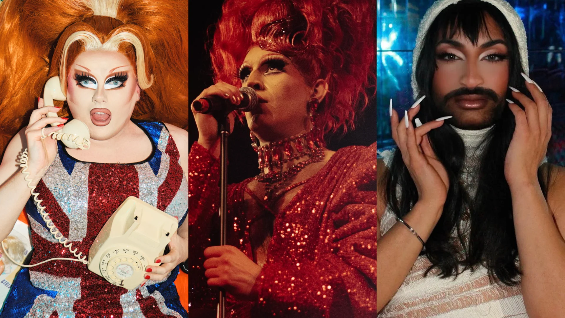 three drag queens