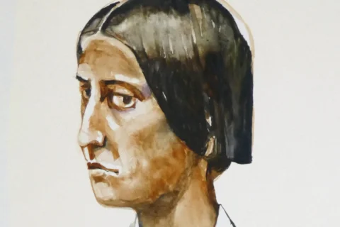 an illustration of a figure in a suit